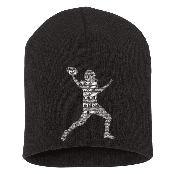 Football Player American Football Short Acrylic Beanie