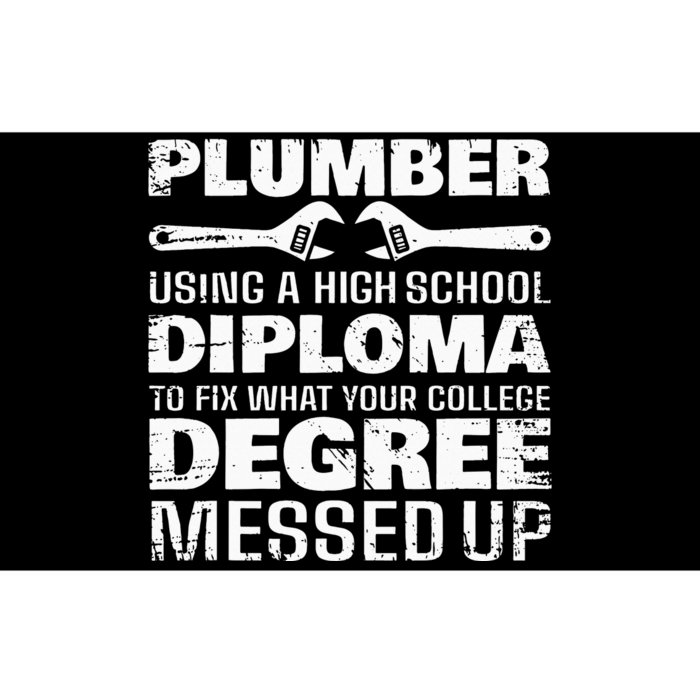 Funny Plumber Art For  Pipefitter Pipe Plumber Bumper Sticker