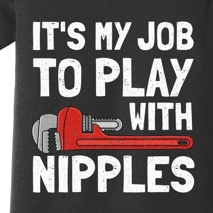 Funny Plumber Art For Steamfitter Plumbing Tools Baby Bodysuit