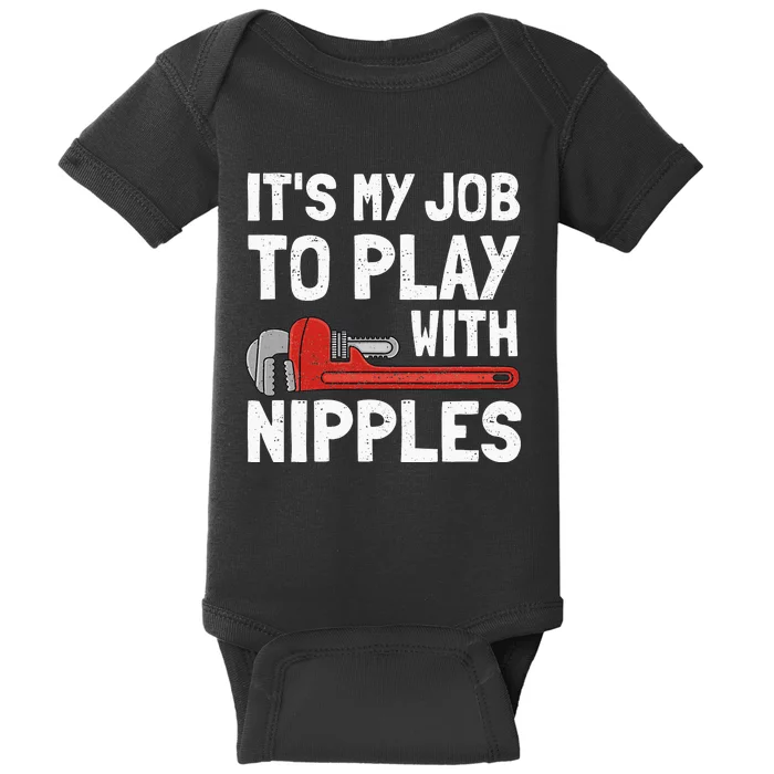 Funny Plumber Art For Steamfitter Plumbing Tools Baby Bodysuit