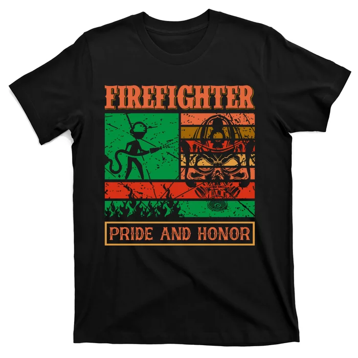 Firefighter Pride And Honor T-Shirt