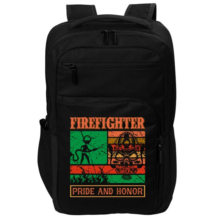 Firefighter Pride And Honor Impact Tech Backpack