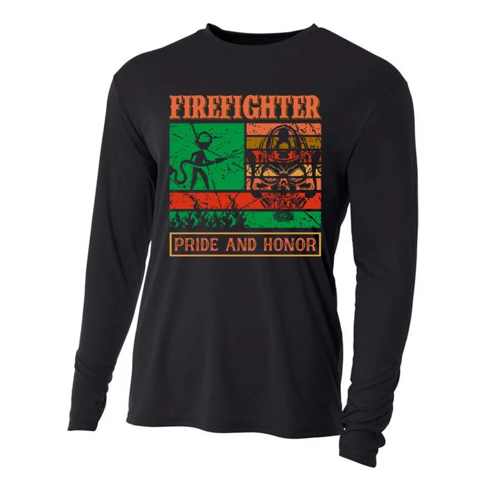 Firefighter Pride And Honor Cooling Performance Long Sleeve Crew