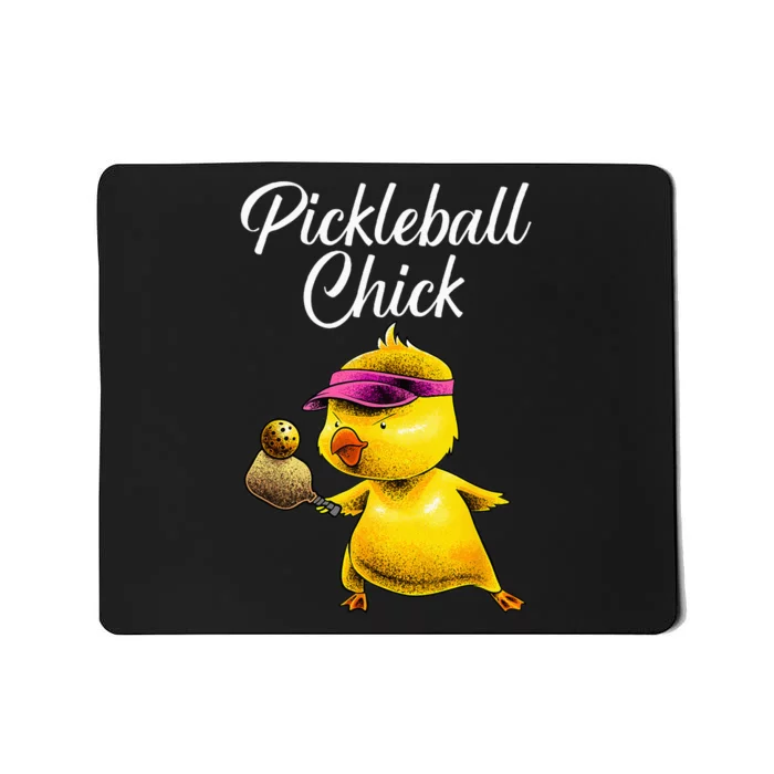 Funny Pickleball Art For Women Girl Paddle Sport Chick Lover Mousepad