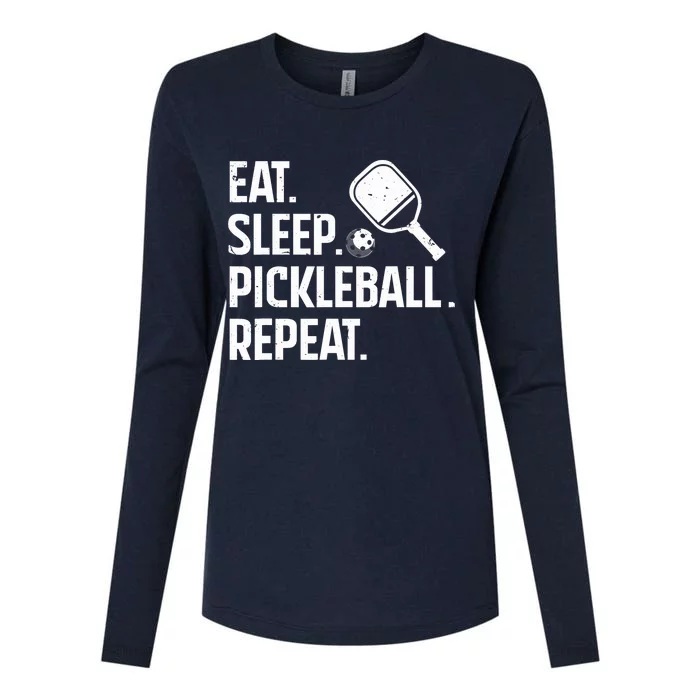 Funny Pickleball Art Pickleball Player Lover Womens Cotton Relaxed Long Sleeve T-Shirt