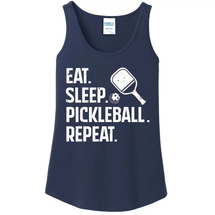 Funny Pickleball Art Pickleball Player Lover Ladies Essential Tank