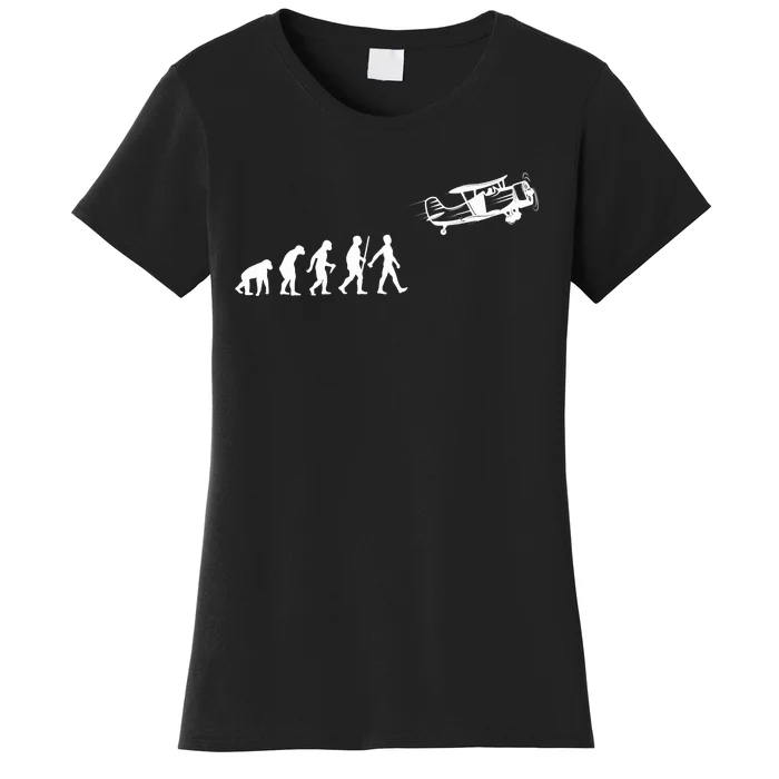 Funny Pilot Art For Airplane Pilot Aviation Lovers Women's T-Shirt