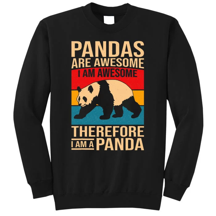 Funny Panda Art For Pandas Are Awesome Sweatshirt