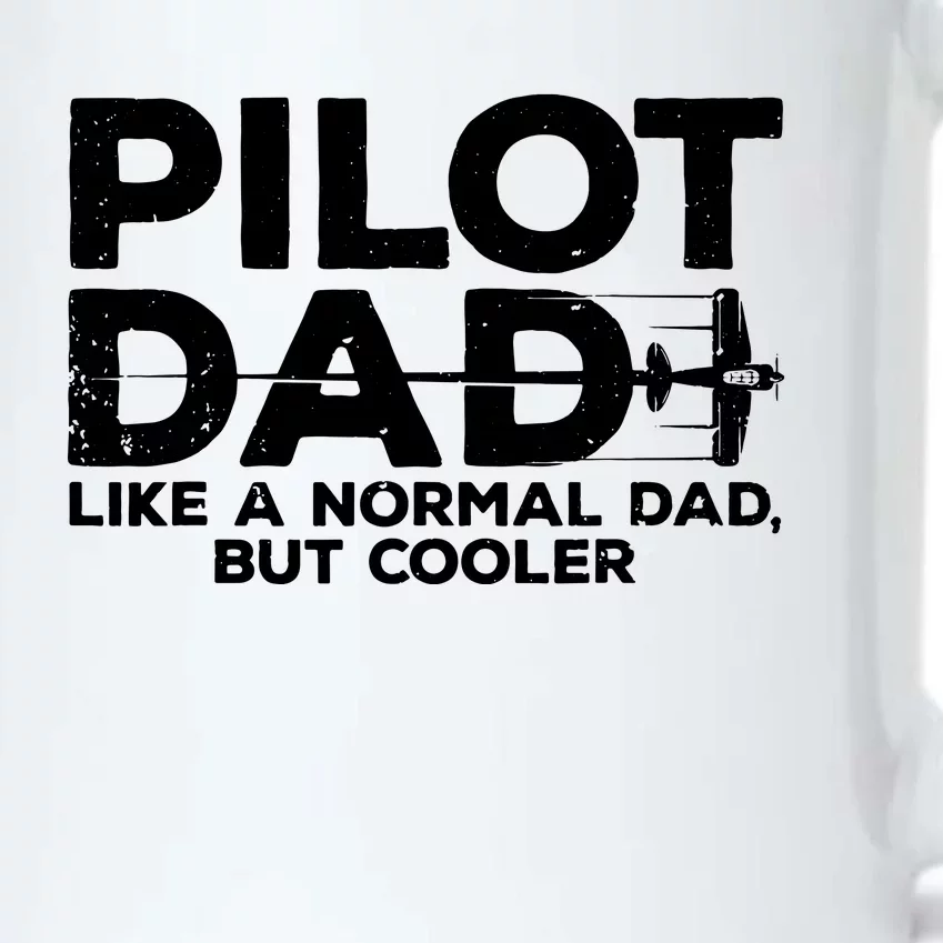 Funny Pilot Art For Dad Men Aviation Airplane Aircraft Pilot Black Color Changing Mug