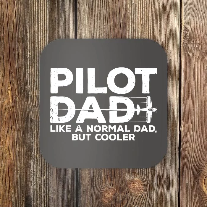 Funny Pilot Art For Dad Men Aviation Airplane Aircraft Pilot Coaster