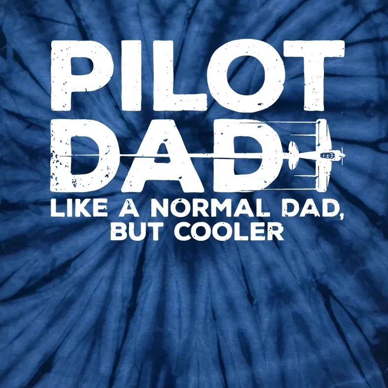 Funny Pilot Art For Dad Men Aviation Airplane Aircraft Pilot Tie-Dye T-Shirt