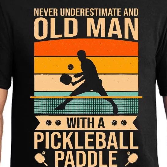 Funny Pickleball Art For Paddle Pickleball Player Pajama Set