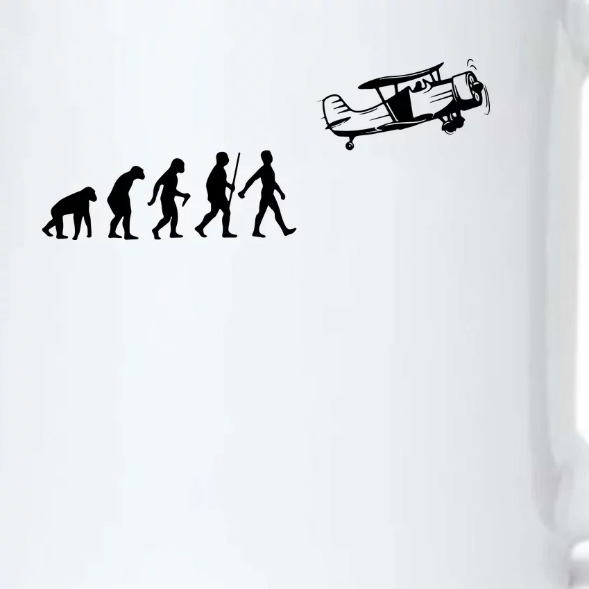 Funny Pilot Art For Men Women Airplane Pilot Aviation Lovers Black Color Changing Mug