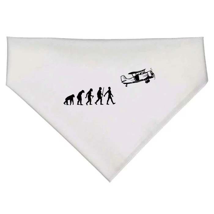 Funny Pilot Art For Men Women Airplane Pilot Aviation Lovers USA-Made Doggie Bandana