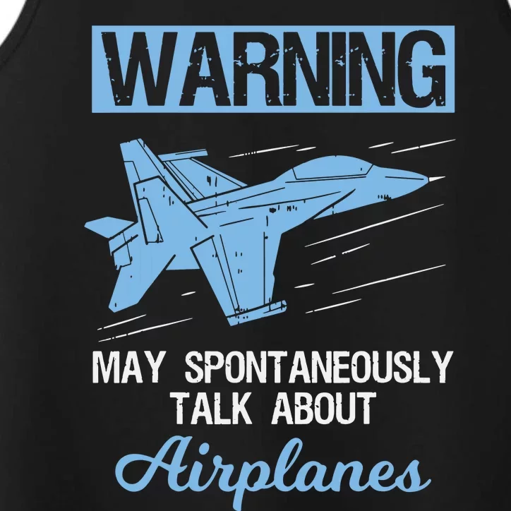 Funny Pilot Aviation Jet Fighter Aeroplane Plane Performance Tank