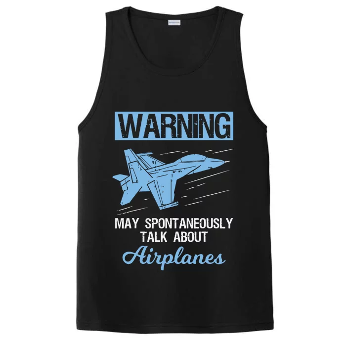 Funny Pilot Aviation Jet Fighter Aeroplane Plane Performance Tank