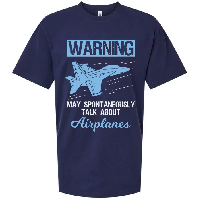 Funny Pilot Aviation Jet Fighter Aeroplane Plane Sueded Cloud Jersey T-Shirt