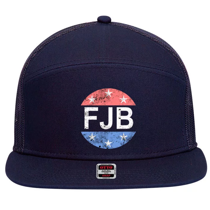 Fjb Pro America Us Distressed Flag F Biden Fjb 7 Panel Mesh Trucker Snapback Hat