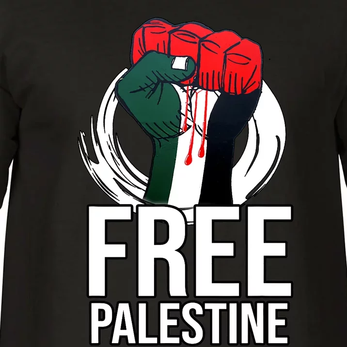 Free Palestine Arabic Support Palestine And Gaza Jerusalem Comfort Colors T-Shirt