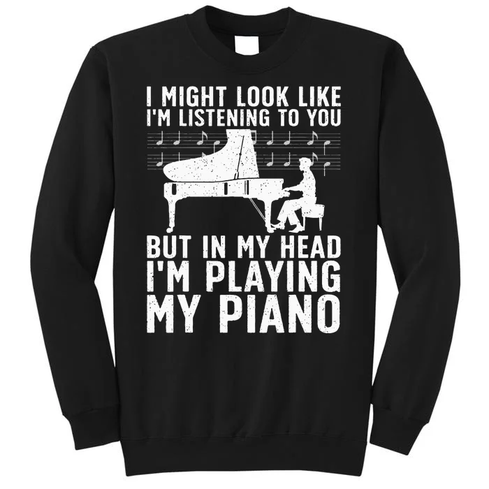 Funny Piano Art Music Keyboard Piano Lovers Sweatshirt