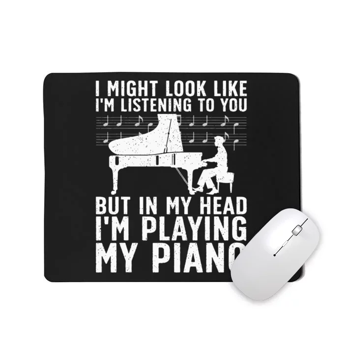 Funny Piano Art Music Keyboard Piano Lovers Mousepad