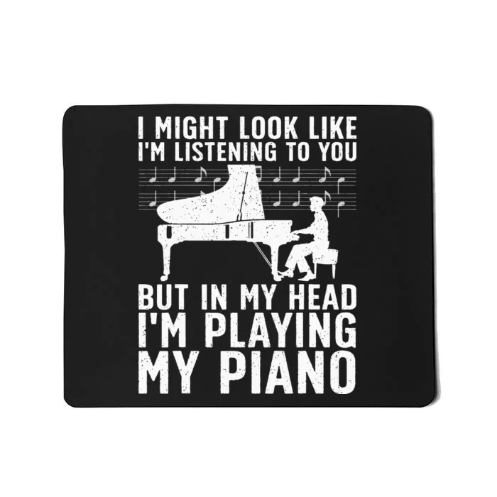 Funny Piano Art Music Keyboard Piano Lovers Mousepad