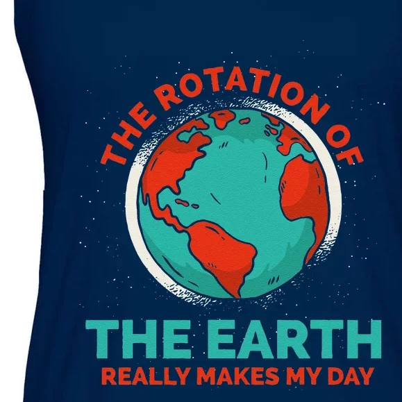 Funny Planet Anniversary Environmental Awareness Earth Day Ladies Essential Flowy Tank