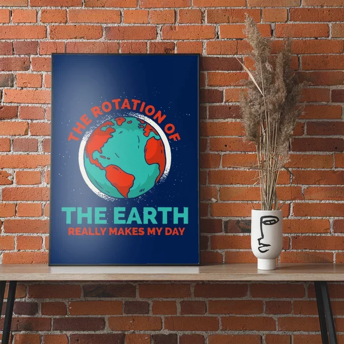 Funny Planet Anniversary Environmental Awareness Earth Day Poster