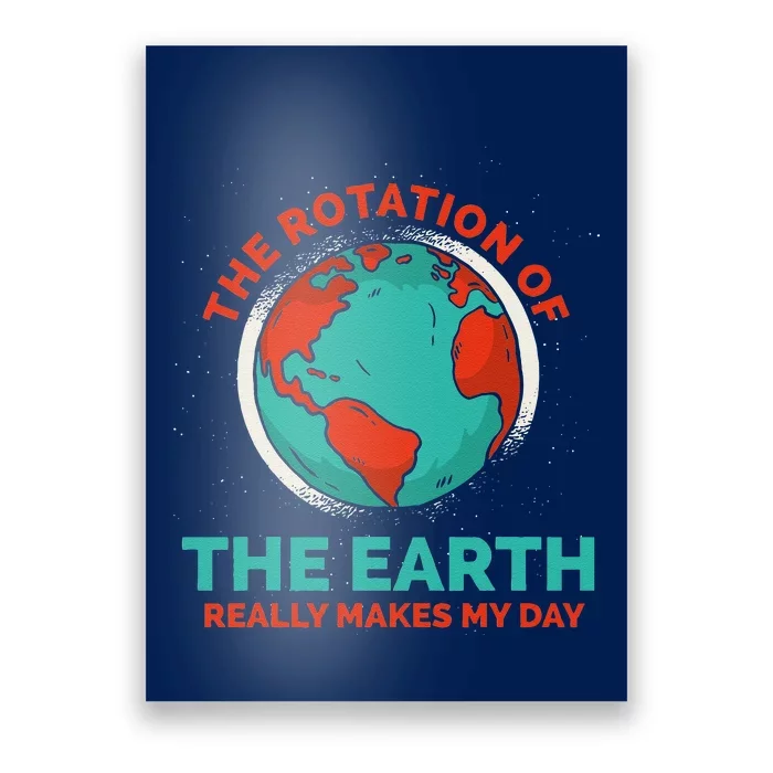 Funny Planet Anniversary Environmental Awareness Earth Day Poster