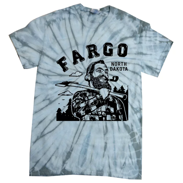 Fargo Paul Bunyan North Dakota Tie-Dye T-Shirt