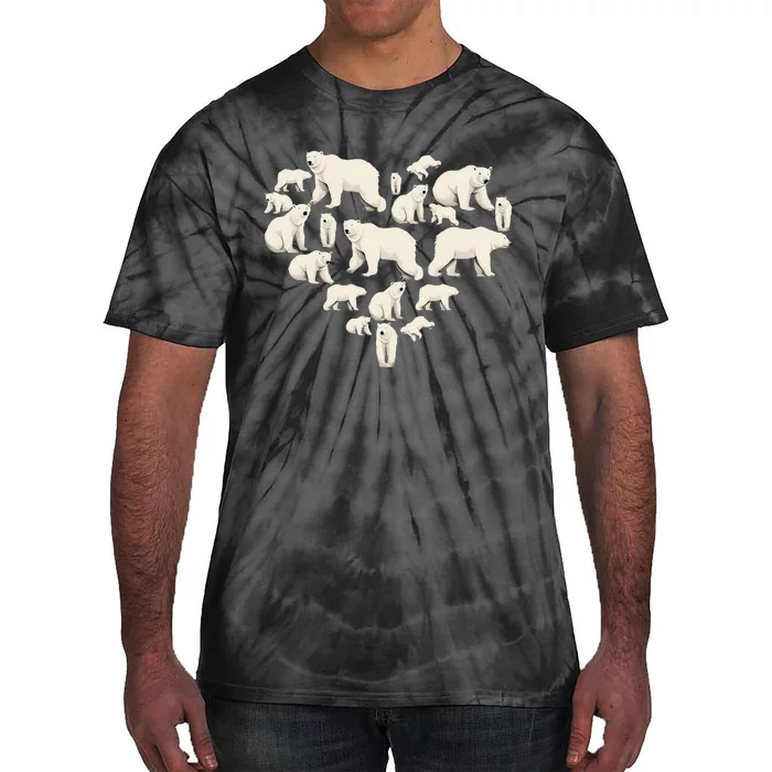 Funny Polar Bear Art For Arctic Polar Bear Lover Tie-Dye T-Shirt