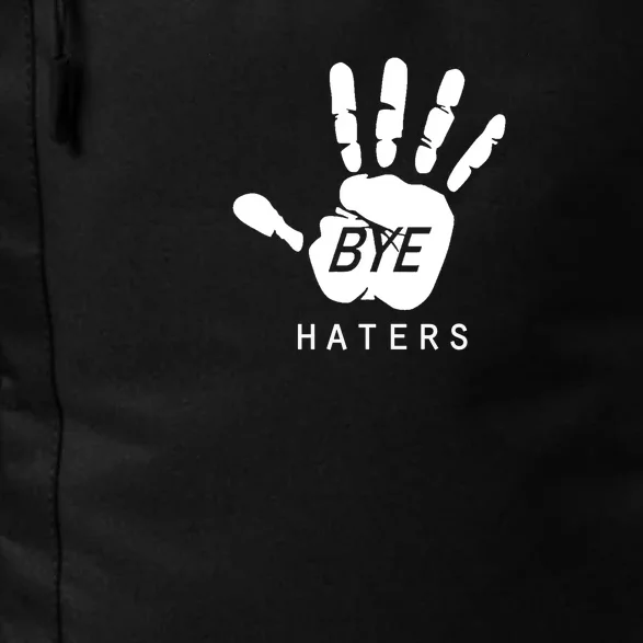 Funny Pictures Bye Haters With Hands Daily Commute Backpack