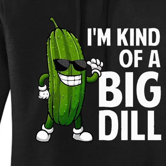 Funny Pickle Big Dill Pickle Lover Women's Pullover Hoodie