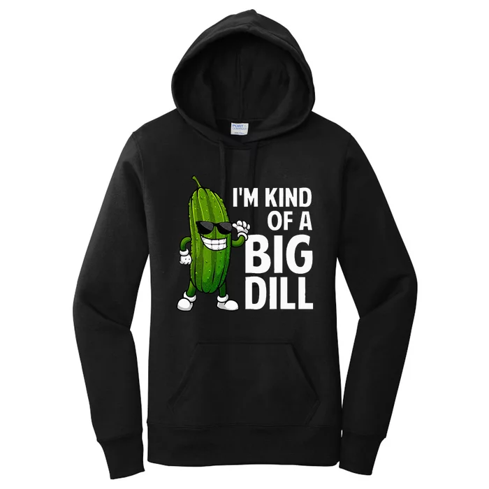 Funny Pickle Big Dill Pickle Lover Women's Pullover Hoodie