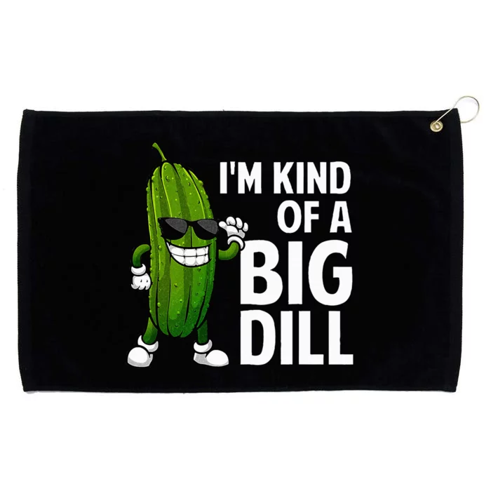 Funny Pickle Big Dill Pickle Lover Grommeted Golf Towel