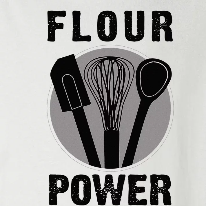 FLOUR POWER Baking Cooking Bread Making Chefs T Toddler Long Sleeve Shirt