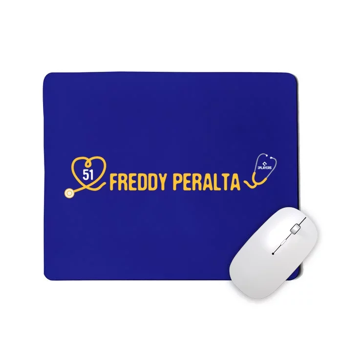 Freddy Peralta Baseball Player Medical Student Doctor Funny Gift Mousepad