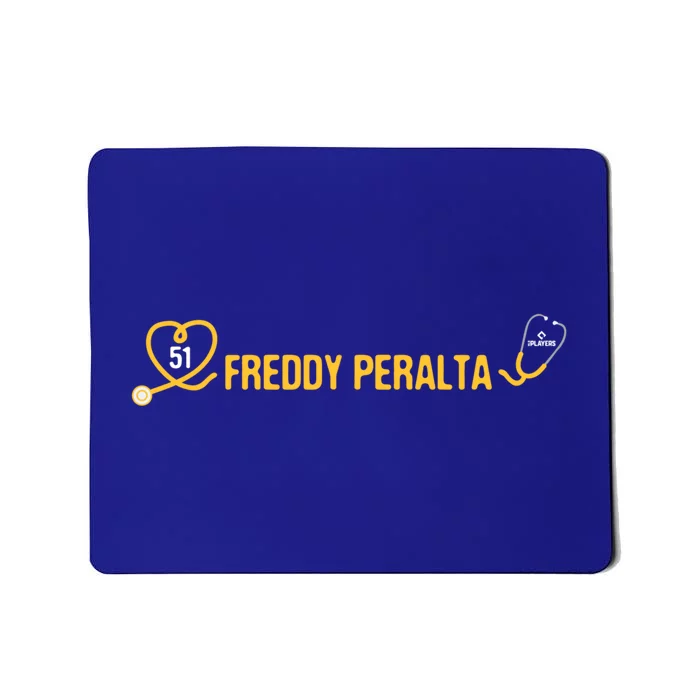 Freddy Peralta Baseball Player Medical Student Doctor Funny Gift Mousepad