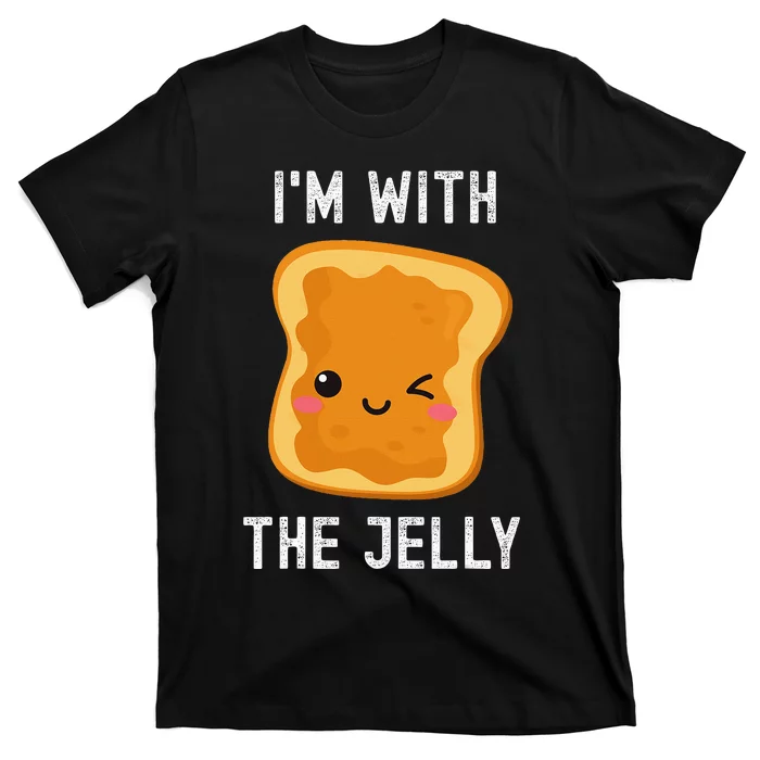 Funny Peanut Butter & Jelly Matching His & Hers Couples T-Shirt