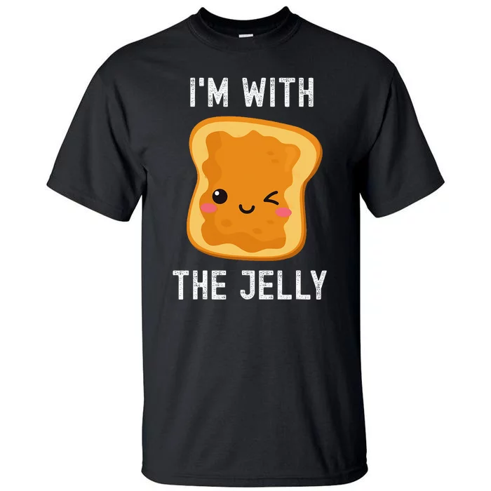 Funny Peanut Butter & Jelly Matching His & Hers Couples Tall T-Shirt