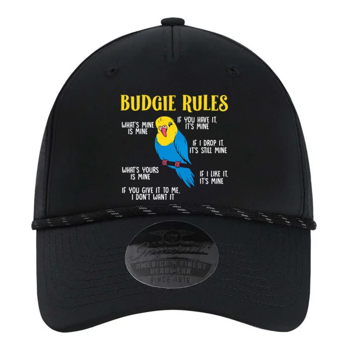 funny Parakeet Budgie Rules Bird Budgerigar Performance The Dyno Cap