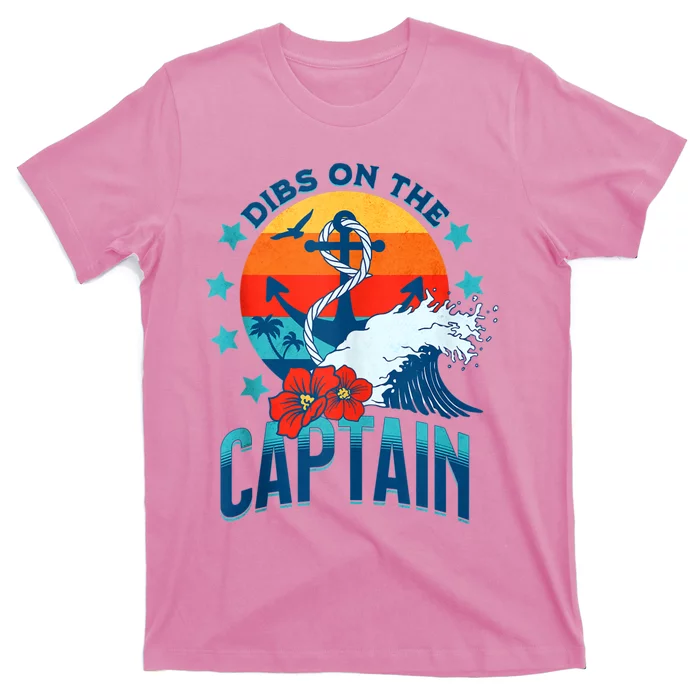 Funny Pontoon Boat Captain Dibs On The Captain T-Shirt