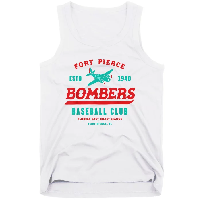 Fort Pierce Bombers Baseball Club Vintage Tank Top