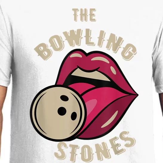 Funny Pun Bowling Stone Pajama Set