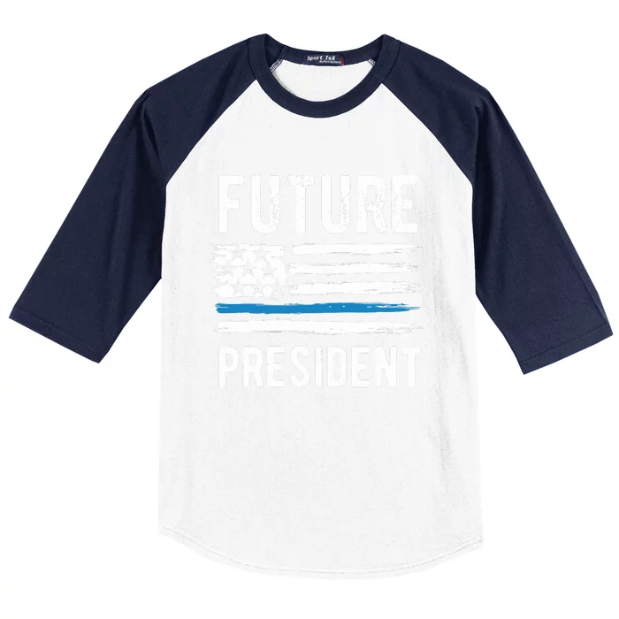 Future President Boy President To Be Baseball Sleeve Shirt