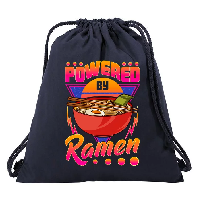 Funny Powered By Ra Cute Anime Kawaii Gamer Meaningful Gift Drawstring Bag