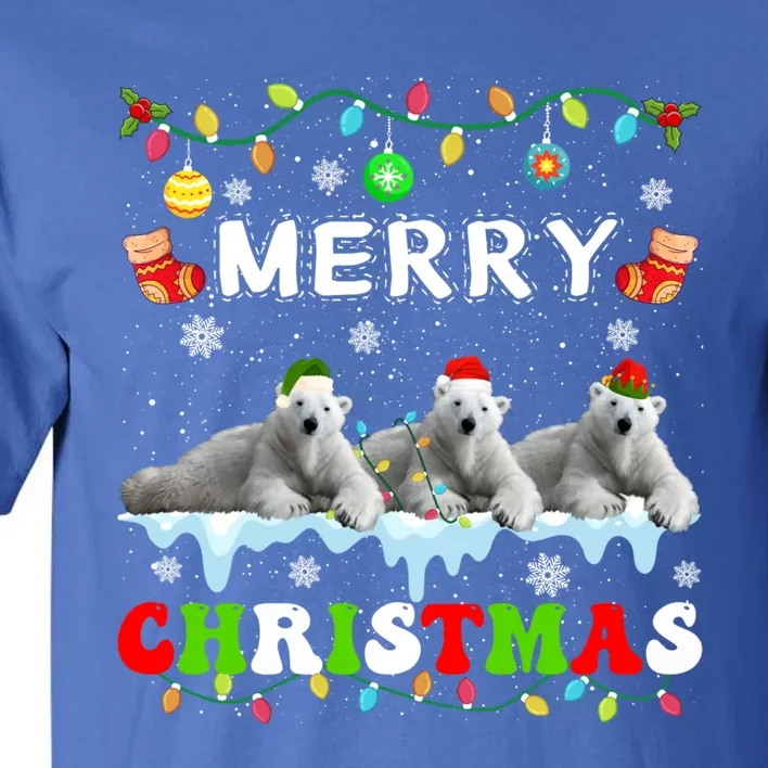 Funny Polar Bear Christmas Squad Xmas Great Gift Tall T-Shirt