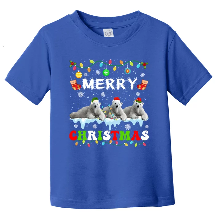 Funny Polar Bear Christmas Squad Xmas Great Gift Toddler T-Shirt