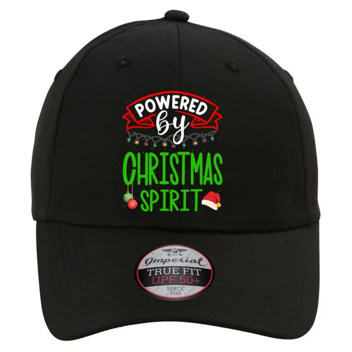 Funny Powered By Christmas Spirit Christmas Lovers Gift The Original Performance Cap