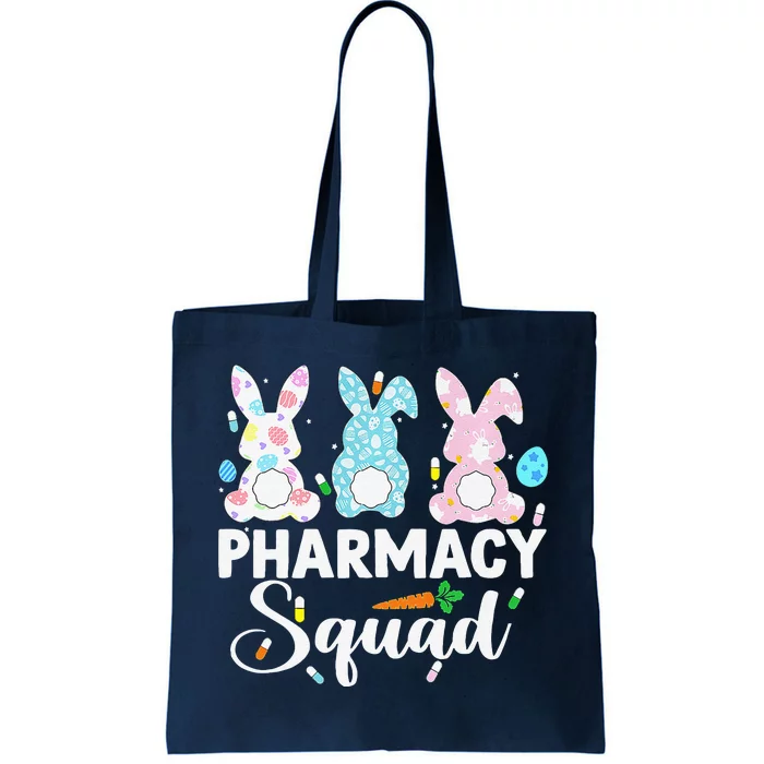 Funny Pharmacist Bunny Pharmacy Squad Easter Day Tote Bag